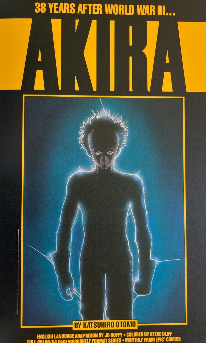OTOMO Katsuhiro Double-sided Poster (Akira Comic Art 1989) 10