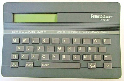 Computer Franklin  Spelling Ace SA-98 Linguistic Tech Spell Check Learn to Spell