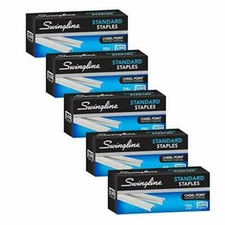 Swingline Staples Standard 1/4 inches Length 210/Strip 5000/Box 5 Pack 35101