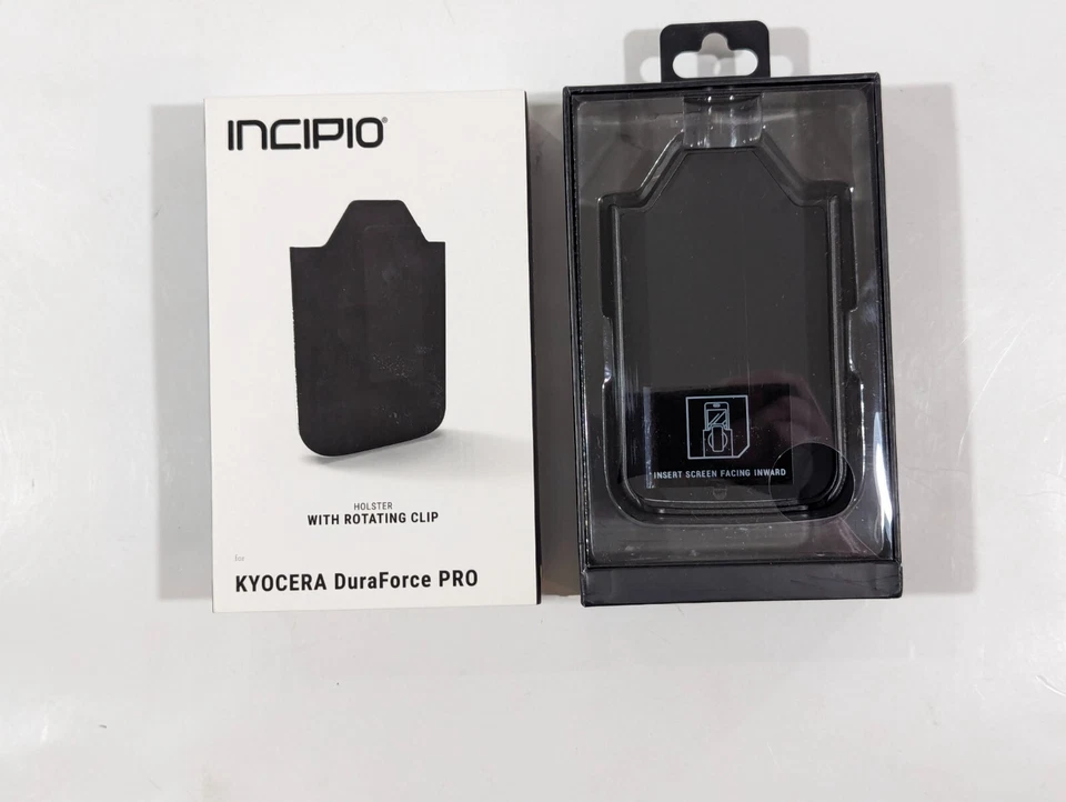 Funda Incipio OEM con clip giratorio para Kyocera DuraForce Pro negra - NUEVA Foto 3 de 4