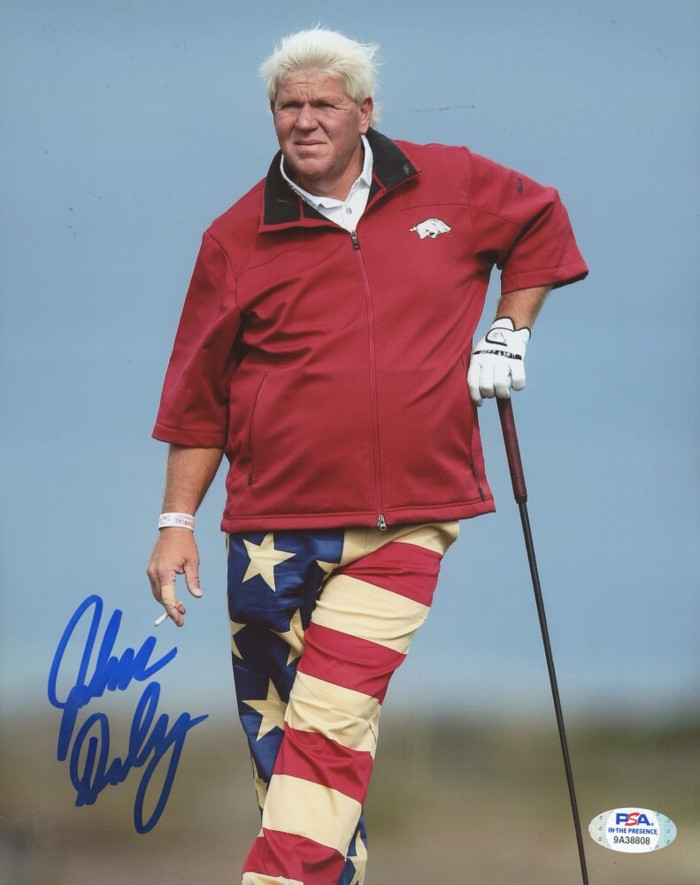John Daly Autographed Signed 8x10 Photo PSA COA A4 