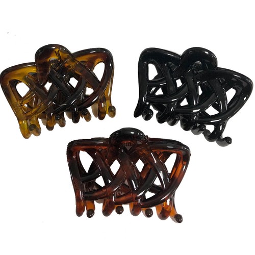 Hair Claw Clips Clamp Catcher Crisscross Banana Women Clutches