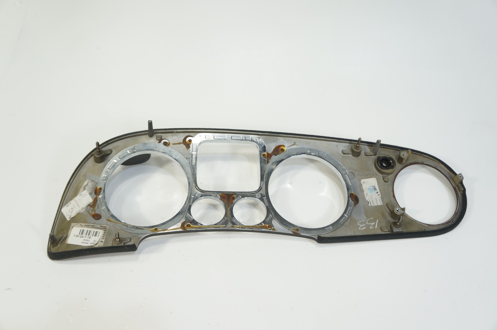 Oem 03-2012 Bentley Flying Spur GTC GT Dash Cluster Speedometer Bezel Trim Wood