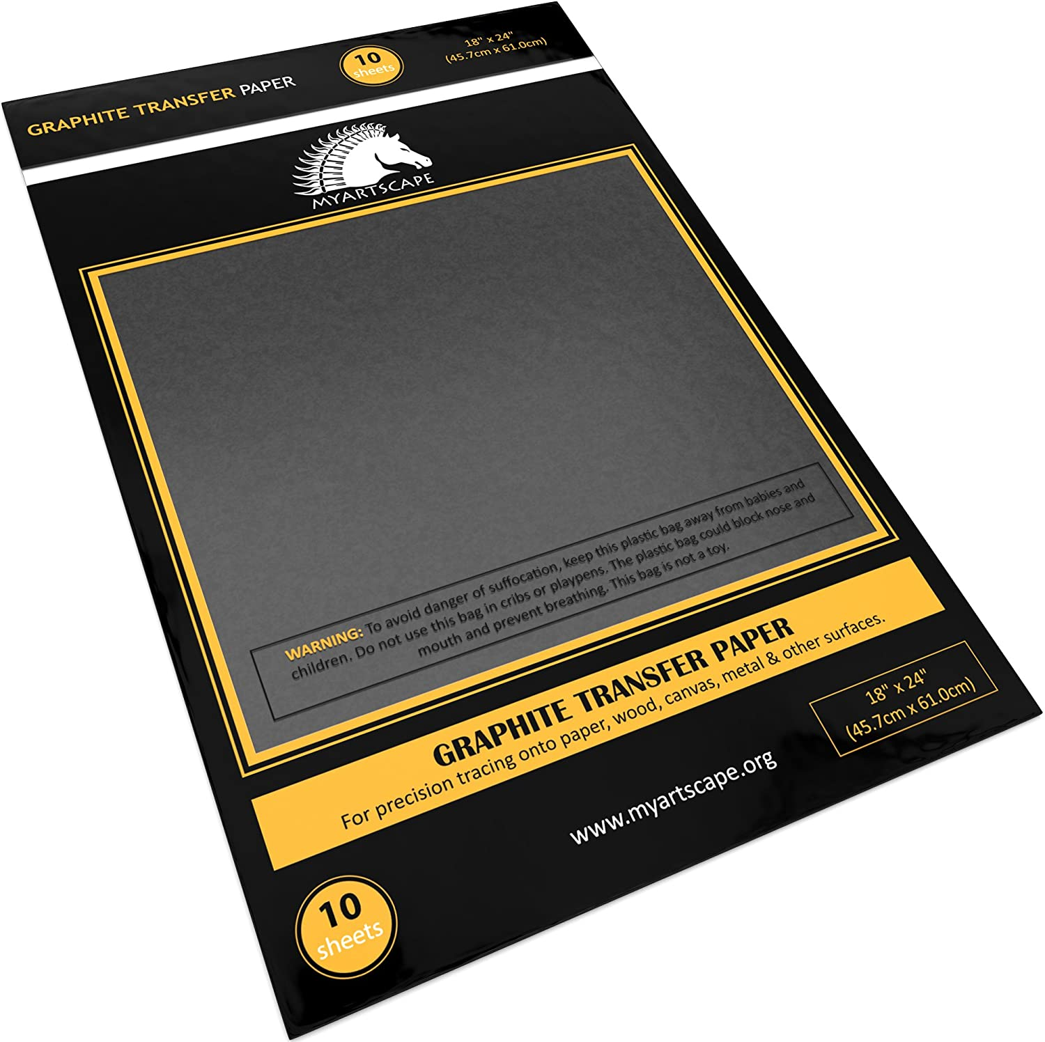 Graphite Transfer Paper Black Waxed 