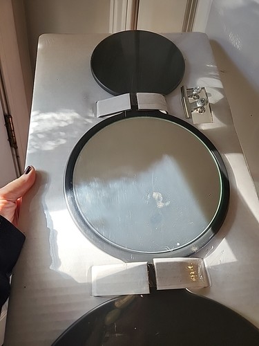IKEA Sorhassel Memo Board w/Mirror & Magnets Black 11 ¾ x 28 ¾ " New - Picture 4 of 11