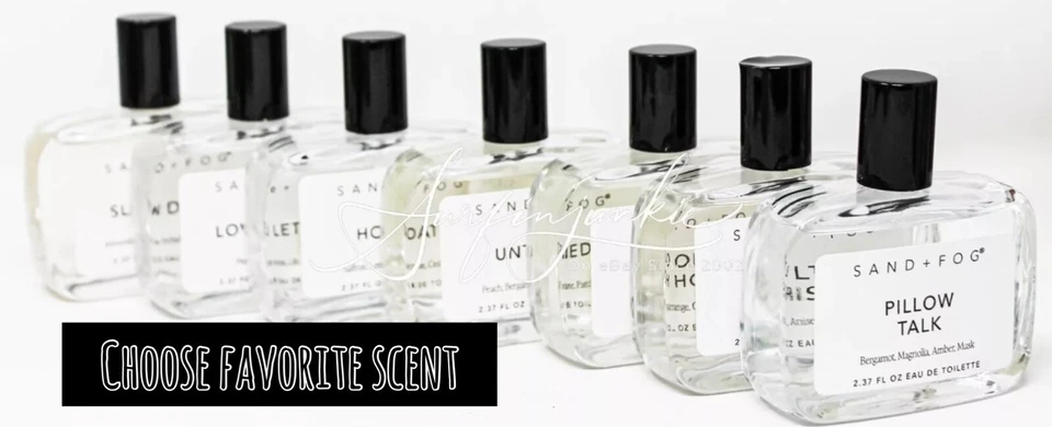 Sand and Fog Eau De Parfum Perfume Spray Botella de Vidrio Transparente 2.37oz ELIGE AROMA Foto 2 de 4