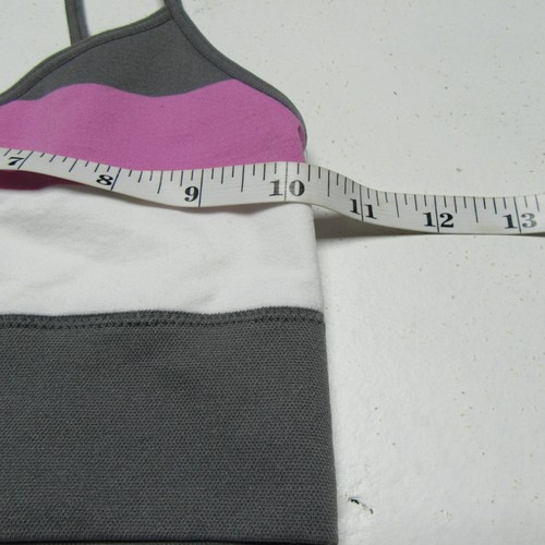 Cat & Jack Girls Size S Seamless Bra Cement Striped - Picture 4 of 8