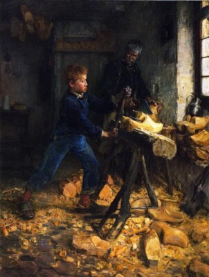 Dream-art Oil painting Henry-Ossawa-Tanner-The-Young-Sabot