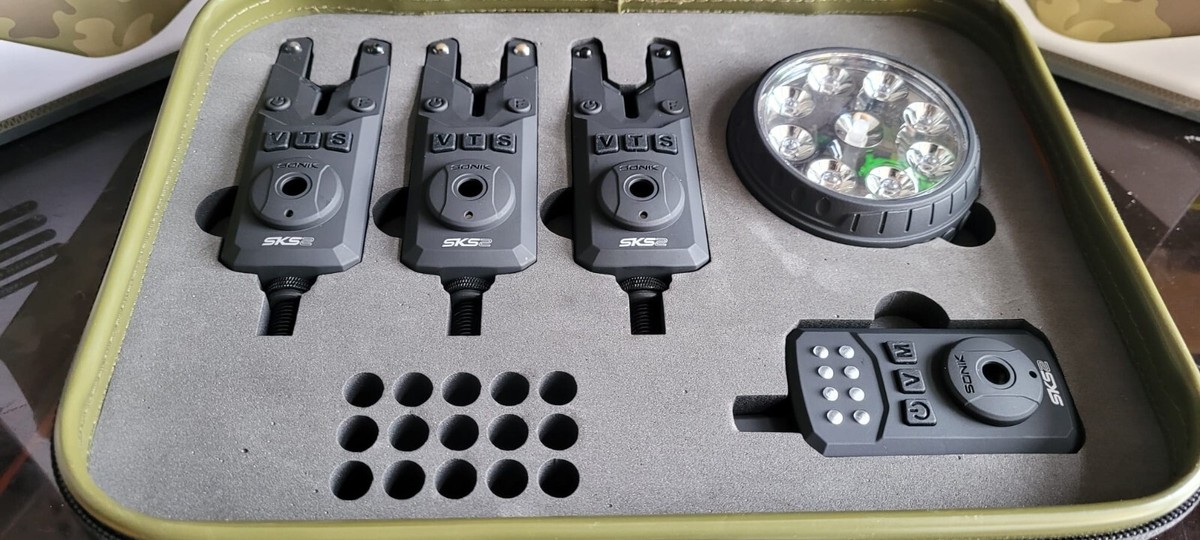 Fishing Alarms Sonik Sks Bite Alarm Set Review Sonik SKS2 Bite