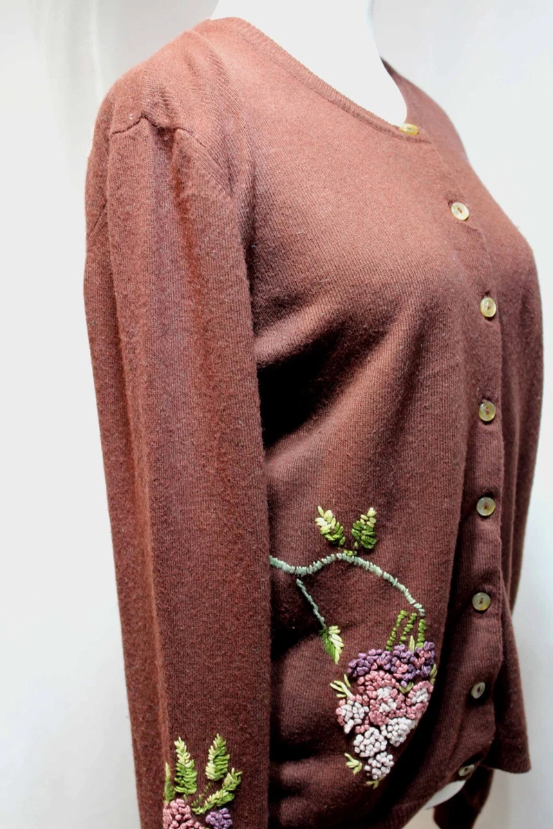 Cardigan with hotsell embroidered flowers