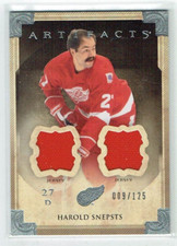 13-14 UD Upper Deck Artifacts  Harold Snepsts  /125  Dual Jerseys