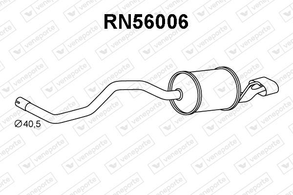 Silencieux arrière Renault Clio 4 1.5 dCi pour versions 75 et 90 ch