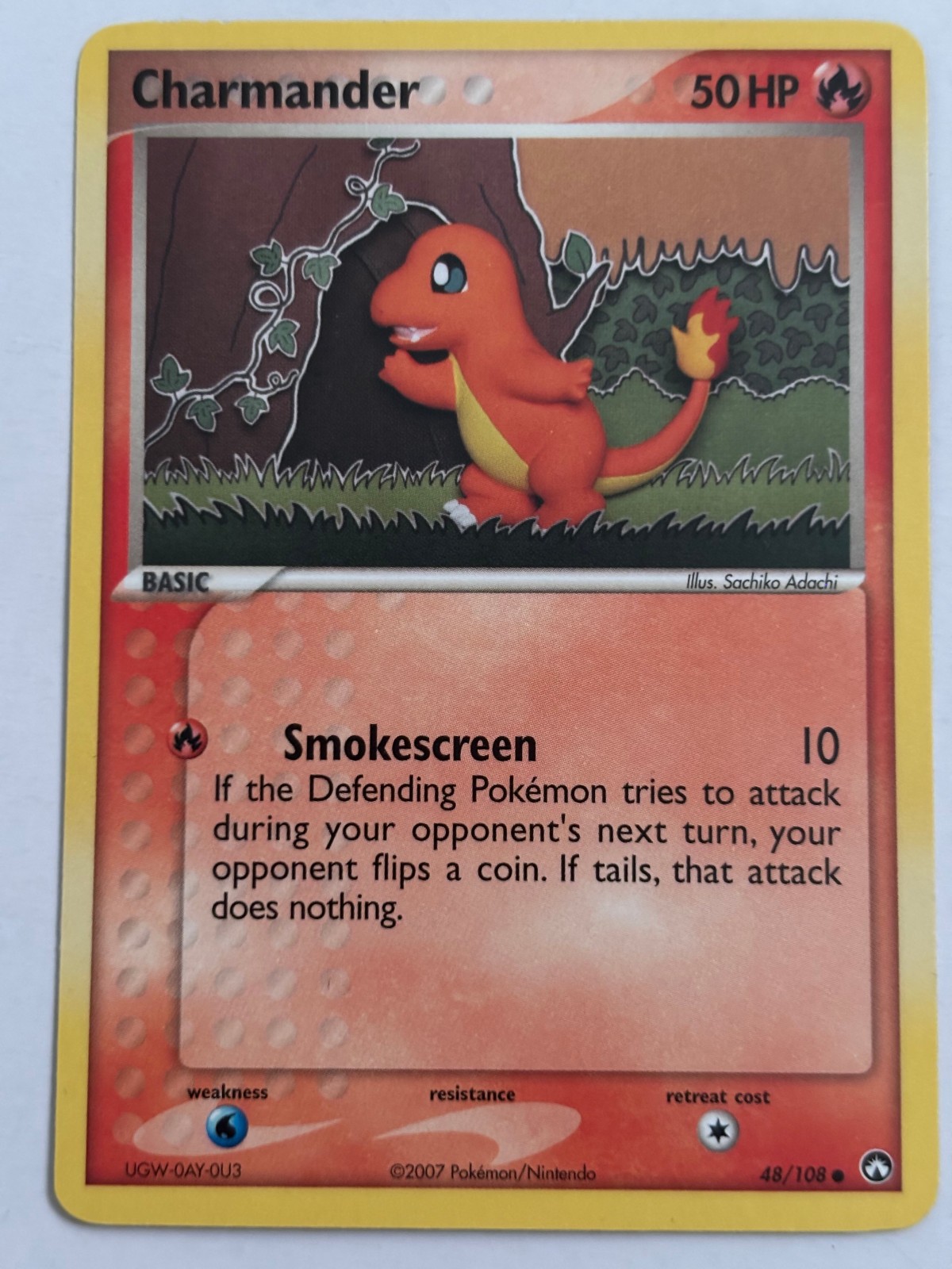 Charmander 48/108-Pokemon EX Power Keepers Common Card