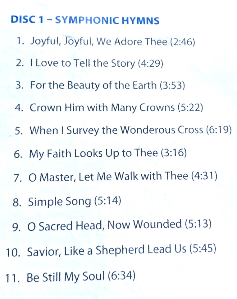 Our Daily Bread - Symphonic Hymns and Hymns of Praise- Music CD - Like New Foto 2 de 4