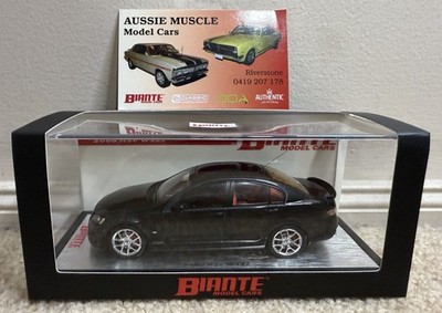 1:43 Biante Holden HSV VE W427 Commodore sedan in Phantom Black