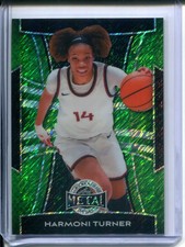 2025 Leaf Metal Women of Sport Harmoni Turner #49 GREEN #1/1 HARVARD Basketball