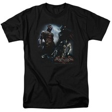 Image of Batman Arkham Knight Face Off DC Comics Licensed Adult T-Shirt