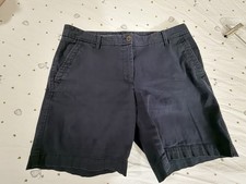 Talbots Women's Blue Girlfriend Chino Shorts Size 6