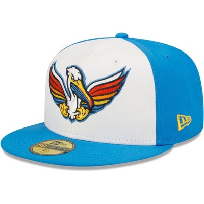 Men's New Era White/Royal Pelicanos de Myrtle Beach Copa De La Diversion 59FIFTY
