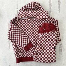 Rags to Raches Checkered Hoodie  Jogger Set, Size 5-6 Years