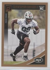 2018 Panini Donruss Rookie Press Proof Bronze Chris Herndon IV Christopher 0c6