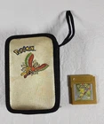 Pokémon Gold Version Gold Edition Nintendo Game Boy Color Cartridge WORKING +Bag