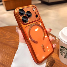 Plating Transparent MagSafe Case for iPhone 17/17 Pro/17 Air/17 Pro Max Cover