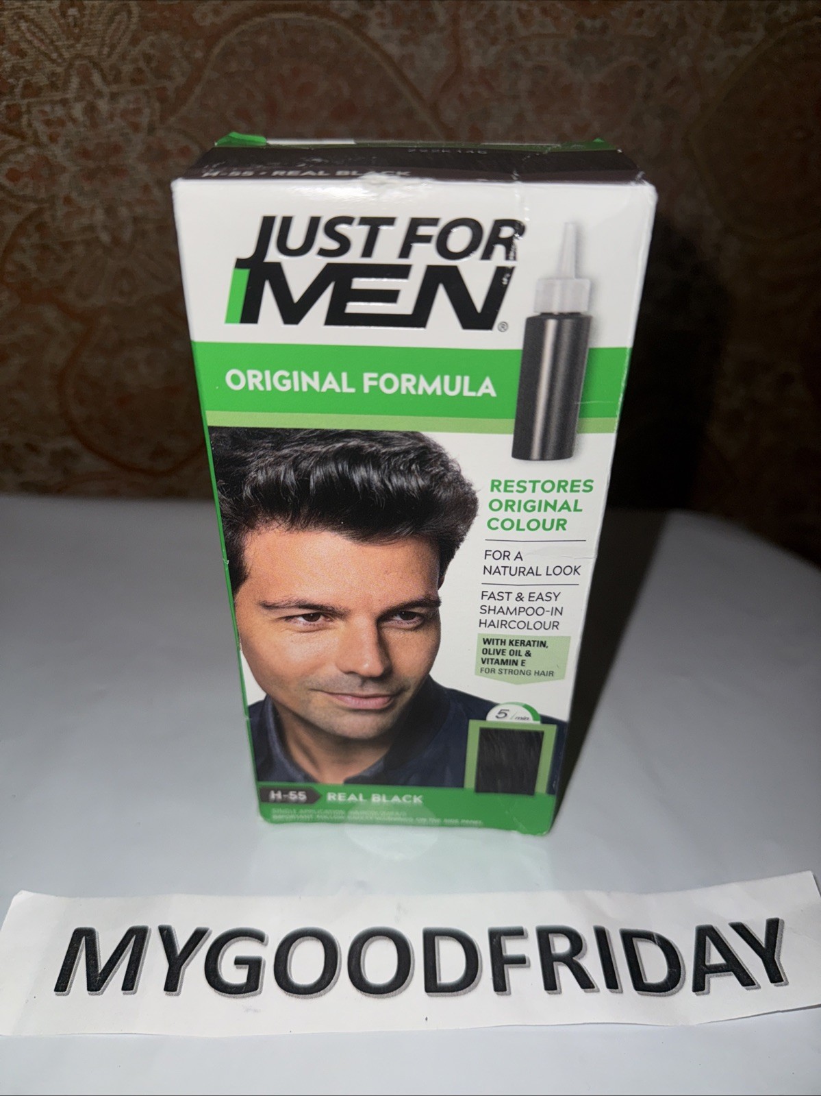 Just for men Original Formula Real Black Hair Dye H-55