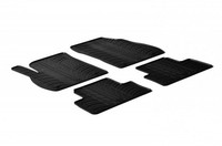 Gummi-FußMatten Opel Zafira C 2012-2019 (5-Sitzer) Gledring Passgenau Auto Set