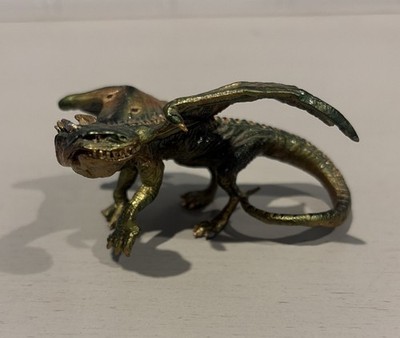 Rare! Retired Harry Potter Noble Collection Welsh Green Dragon Broken Off Base