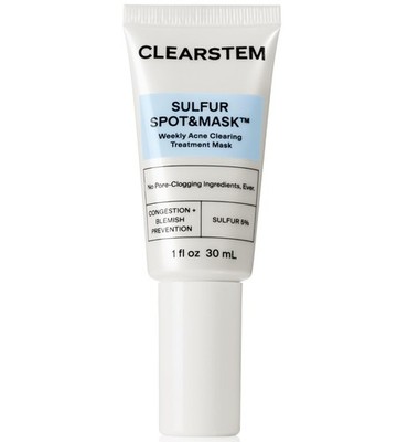 CLEARSTEM SULFUR SPOT&MASK Face Mask for Acne  Sulfur Spot Cleanser Facial Ma...