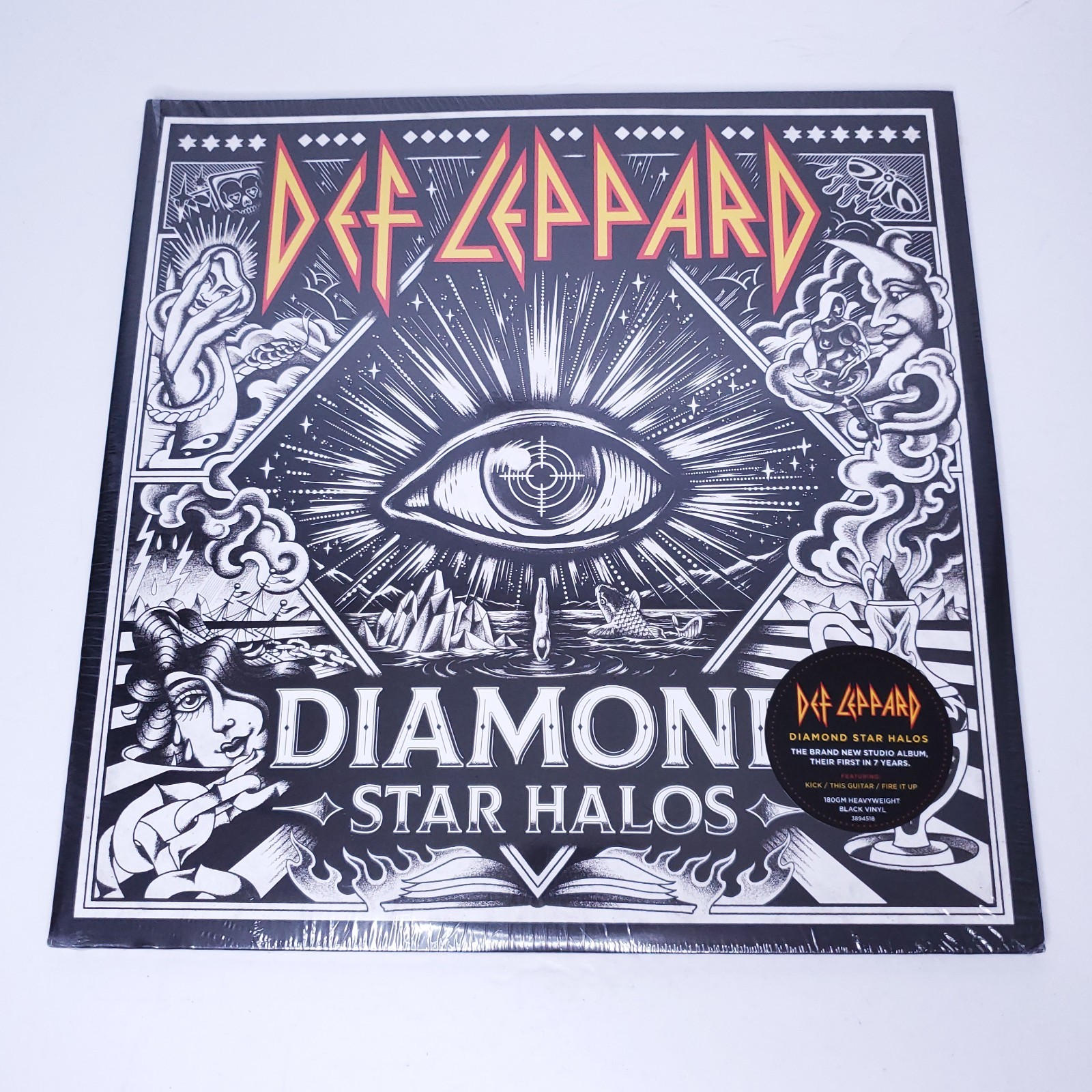Виниловая пластинка Def Leppard Diamond Star Halos 12, 2 литра, Запечатанная, Новая, 180 г