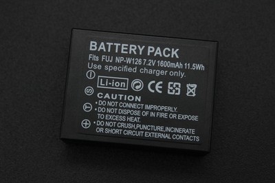 NP-W126s Akku für Fujifilm X-A7 T2 T3 T30 E1 E2 E3 E4 X100F X100V X100VI