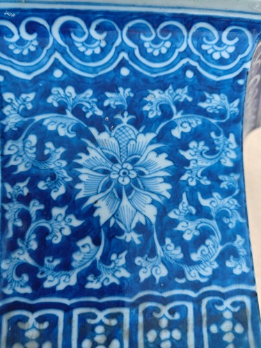 Rare Fine Antique Chinese Porcelain Blue & White Planter - Qing Dynasty - Picture 3 of 19
