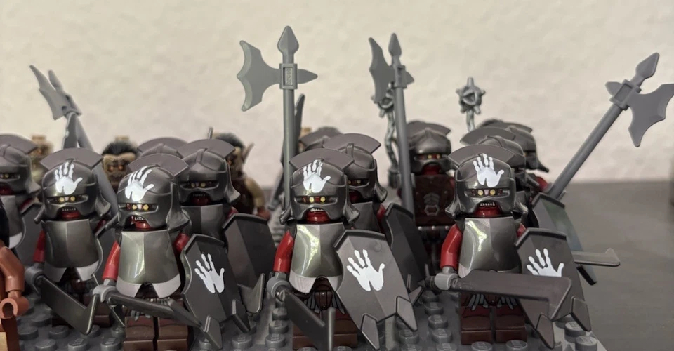 lego lord of the rings uruk hai/orcs minifigure army - Bild 3 von 4