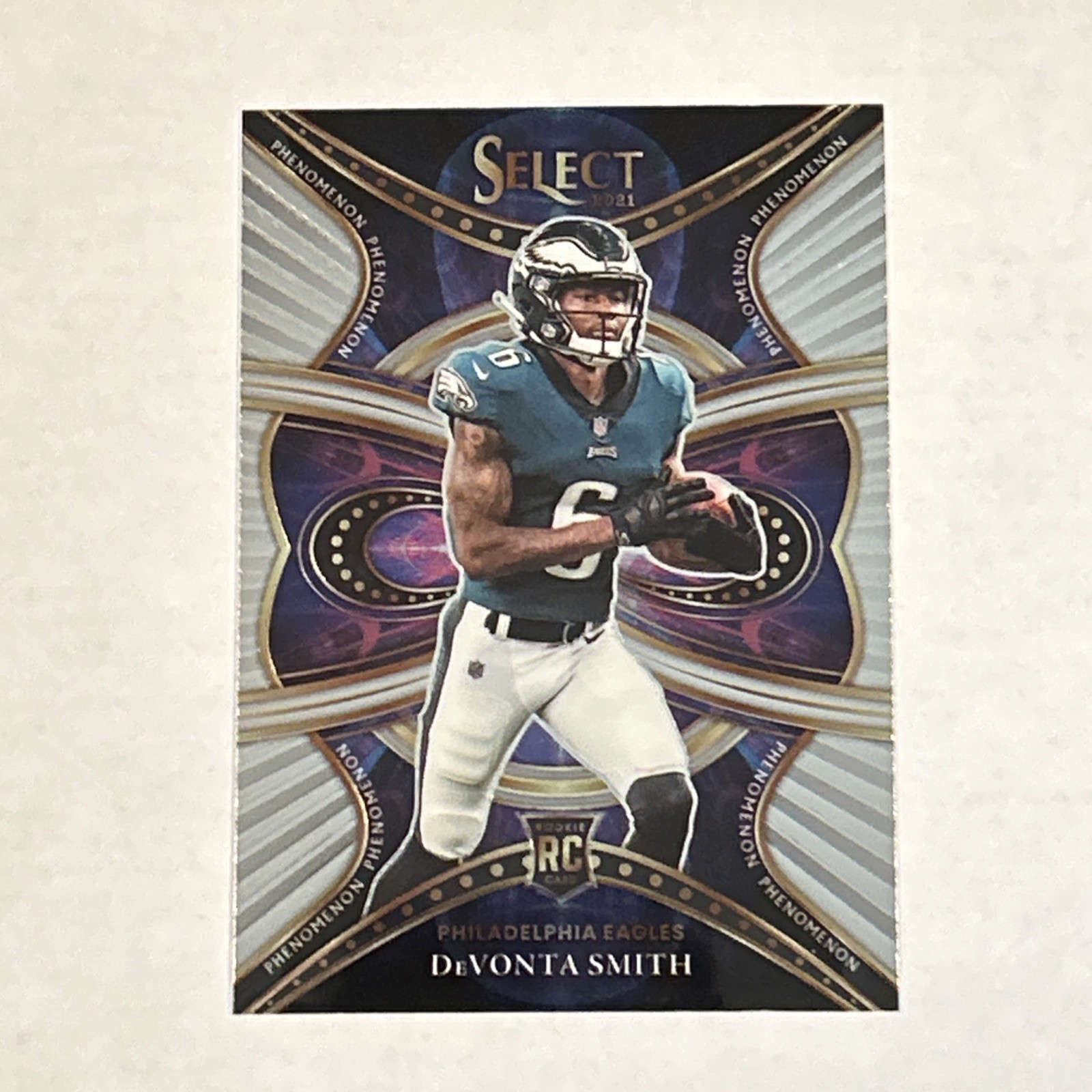 2021 Panini Select Phenomenon #PHE-19 DeVonta Smith Philadelphia Eagles Rookie