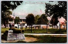 K48/ Put-In-Bay Ohio Postcard c1910 Perry Memorial Canon Hotel 390