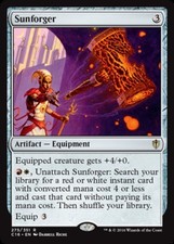 1 x Sunforger - Commander 2016 - Moderate Play - MTG