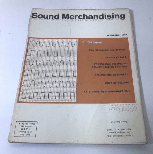 Caricatori audio e comunicazioni. Lotto commercio audio d'epoca 1963-1968 - Foto 2 di 14