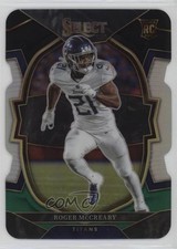 2022 Panini Select Concourse Black & Green Prizm Die-Cut Roger McCreary #40 18lj