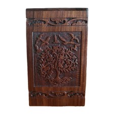 Tree of Life Wooden Urn for Ashes Adult Cremation Urns for Human
