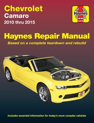 Chevrolet Camaro (10-15) Haynes Repair Manual (Does not include information spec