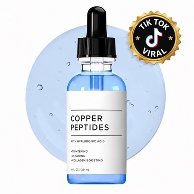 Copper Peptide Serum for Face, Copper Peptides Anti-Aging Serum - Firming