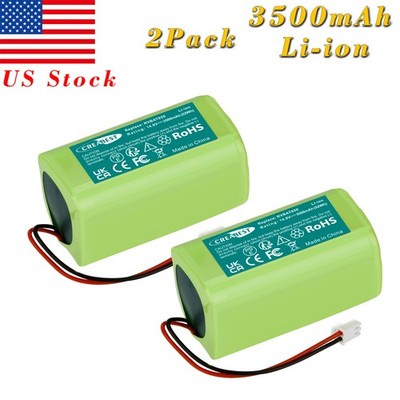 2Pcs 3.5Ah Battery For Shark RV1001AE UR1005AE RV1101ARUS UR1105ARUS RVBAT850