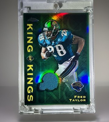 Topps 2001 Topps Chrome King of Kings Jerseys Fred Taylor Jaguars K-FT /250