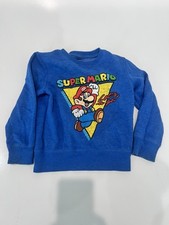 Super Mario Bros Sweatshirt Soft Fleece By Jumping Beans Child Size 4