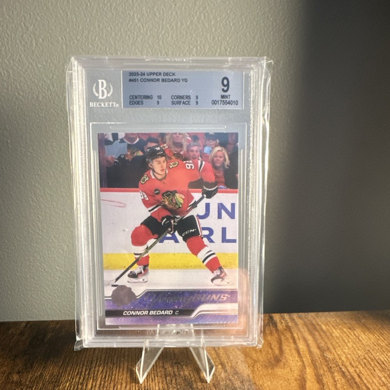 2023-24 UD Series 2 Young Guns Connor Bedard #451 BGS 9 Rookie Card *READ DESC*