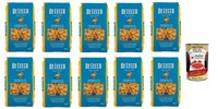 De Cecco Pipe Rigate N.49, 100% Italienisch Pasta Nudeln 10X 500G+Polpa 400G