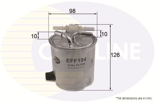 Fuel Filter Fits Dacia Logan Logan MCV Sandero Renault Logan COMLINE EFF194