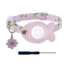 Cat Collar for Airtag, Breakaway GPS Tracker Kitten Collar with Airtag Holder...